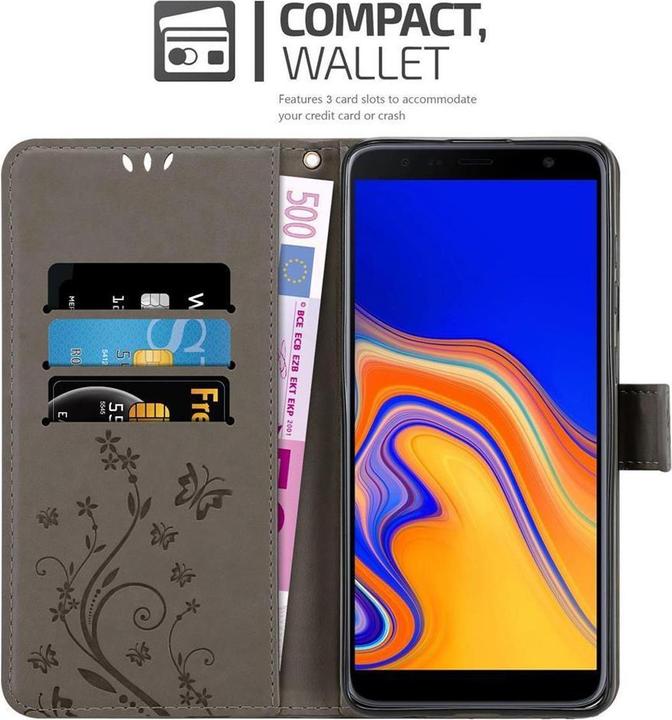 Actual product image Cadorabo Flower Book Cover (Samsung Galaxy J4+)