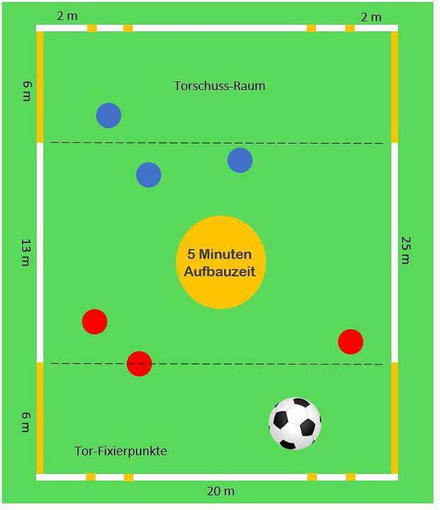 Actual product image Jamso Design Pitch marking 3 vs. 3 Soccer Pitch