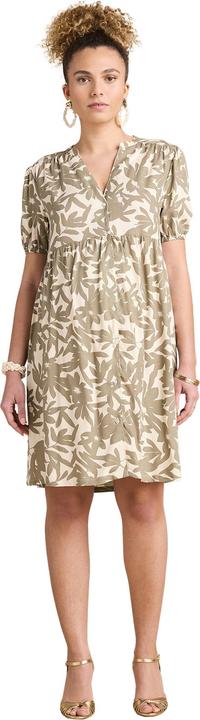 Envie de Fraise Kurzes Kleid für Schwangerschaft und Stillzeit mit Blätterprint
