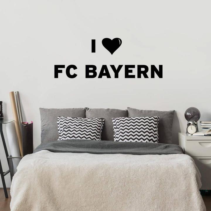Produktbild FC Bayern München I Love Fc Bayern (60 x 7 cm)