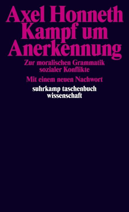 Immagine prodotto Kampf um Anerkennung (Tedesco, Honneth Axel Honneth, 1994)