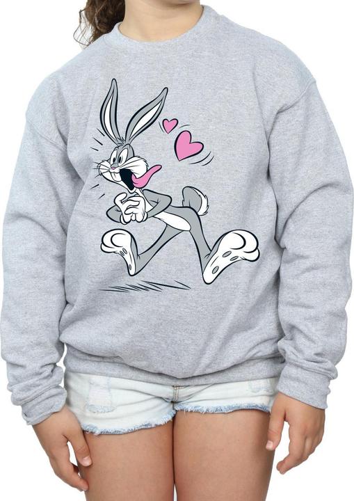 Actual product image Looney Tunes Girls Bugs Bunny In Love Sweatshirt (140, 146)
