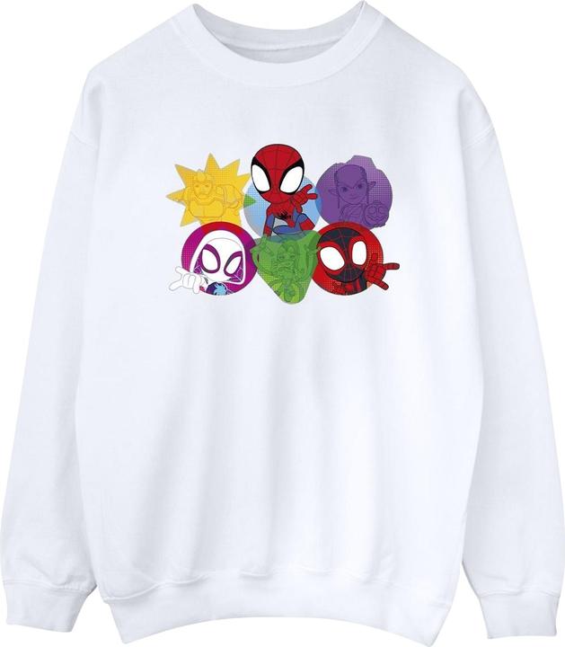 Image du produit - Sweat SPIDEY AND HIS AMAZING FRIENDS FACES - Femme (XL)