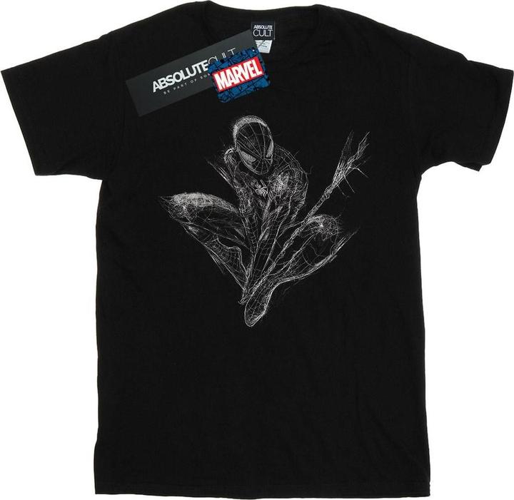 Image du produit - T-shirt SPIDER-MAN WEB CROUCH - Femme (S)