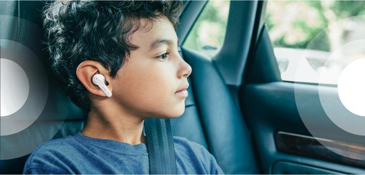 Actual product image Belkin SoundForm Nano Wireless Earbuds for Kids