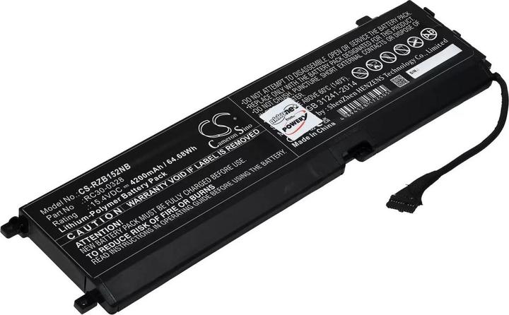 Produktbild AccuCell Akku Razer Blade 15 2020, 15 2021, RZ09-0328, Typ RC30-0328 (4200 mAh)
