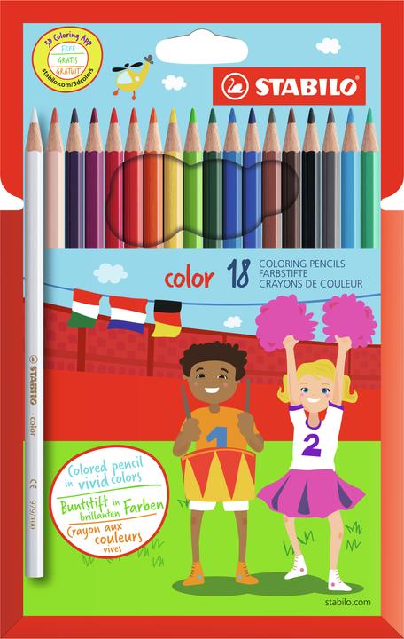 Actual product image STABILO Colour (Multicoloured, Multicolor, 18 x)