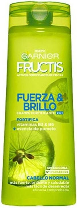 Produktbild Garnier FRUCTIS FUERZA & BRILLO 2 en 1 champú 360 ml (360 ml, Flüssiges Shampoo)