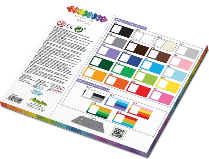 Immagine prodotto Pastelli colorati Origami D REFILL (768 pezzi)
