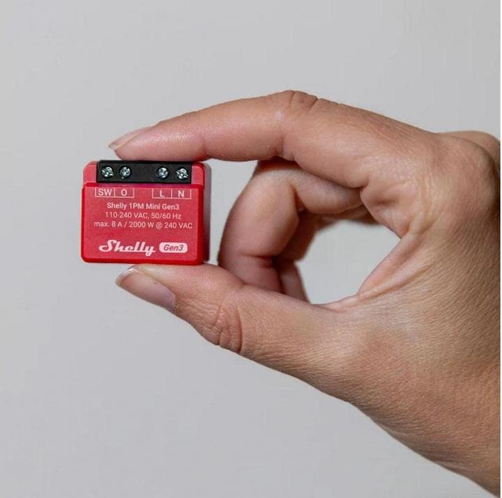 Image du produit Shelly 1PM Mini Gen3 x2 (Actionneur de commutation)
