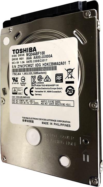 Immagine prodotto Toshiba MQ04ABF100 Disco rigido (1 TB, 2.5")