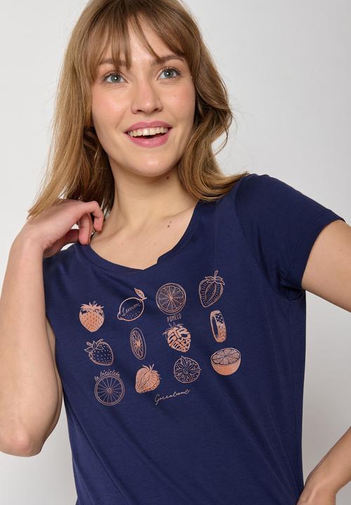 Produktbild Greenbomb Women's Bike Strawberry Loves T-Shirt (XL)