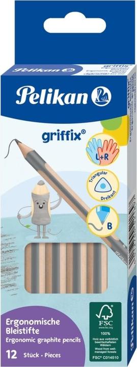 Immagine prodotto Pelikan matite griffix forza B 12 pezzi in scatola pieghevole (3.50 mm, B, 12 x)