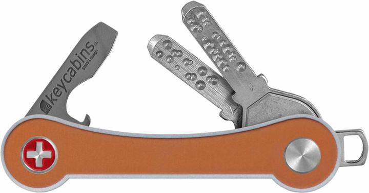 Keycabins Schlüsselorganisator KCAFS1.4 Aluminium frame S1 gold matt