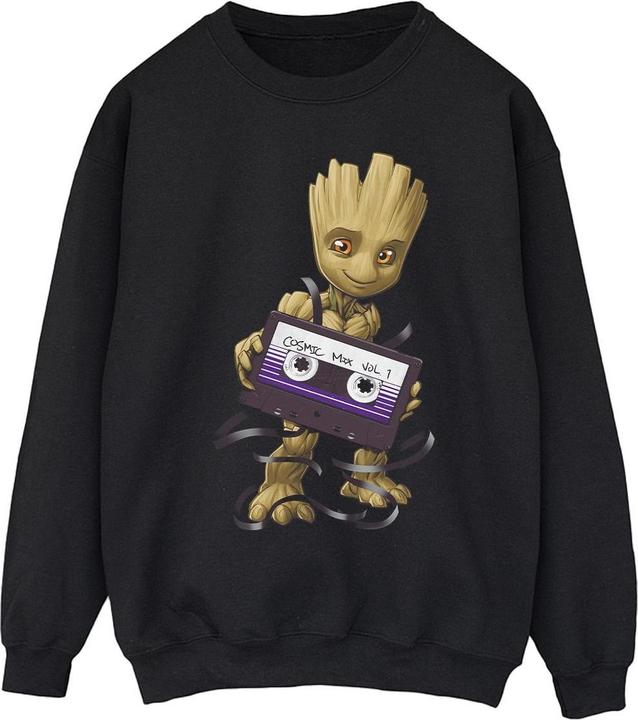 Actual product image Mens Guardians Of The Galaxy Groot Cosmic Tape Sweatshirt (M)