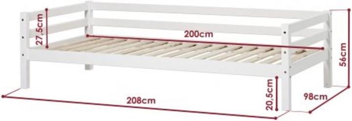 Produktbild Hoppekids Basic Juniorbett (70 x 190 cm)