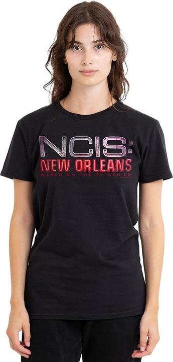 Actual product image NCIS: New Orleans Unisex Adult Neon Sign T-Shirt (XL)