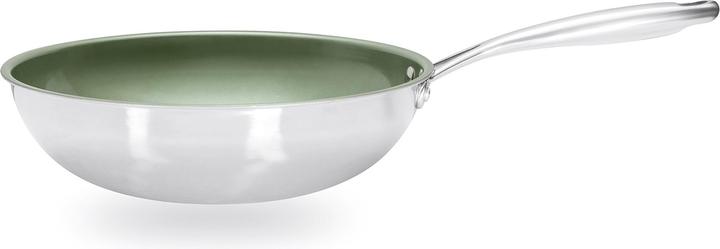 Produktbild Just Vegan Cera Vegan (28 cm, Wok Pfanne, Edelstahl)