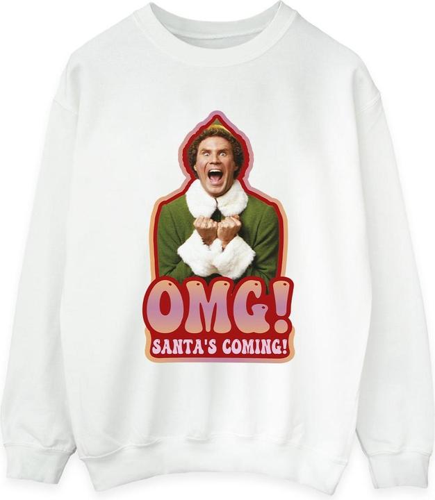 Produktbild Elf Santa's Coming Sweatshirt (5XL)