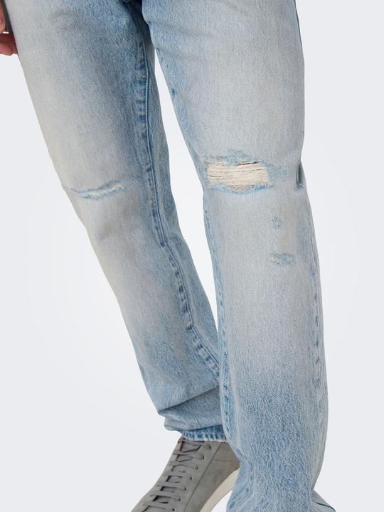 Produktbild Only & Sons ONSEDGE Mittlere Taille Gerade geschnitten Jeans Normal geschnitten jeans (W32/L34)