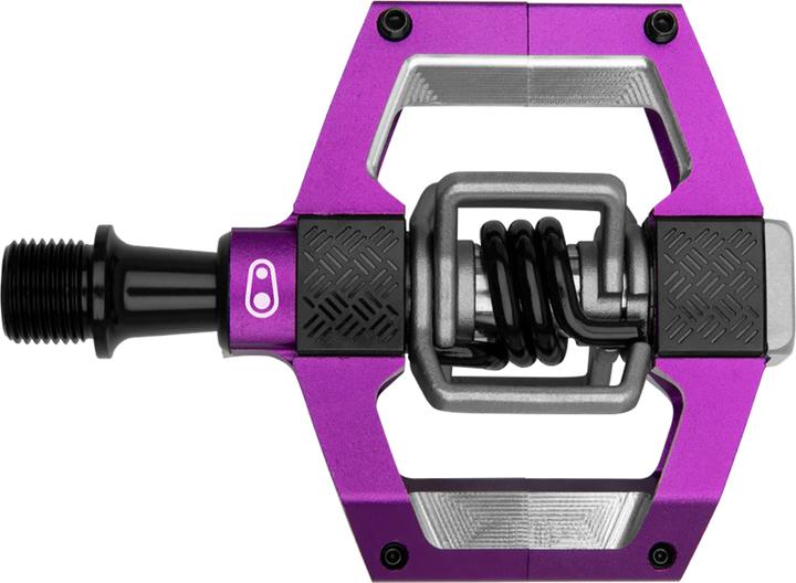 Actual product image Crankbrothers Pedal Mallet Trail purple/black spring
