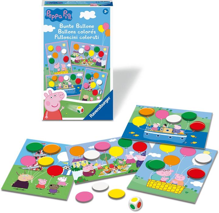 Produktbild Ravensburger Peppa Pig Bunte Ballone (Deutsch, Italienisch, Französisch, Multilingual)