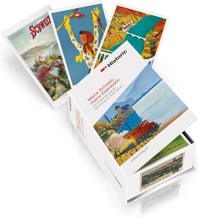 Image du produit Boîte de cartes postales Ma Suisse, Mes glaces (1 pcs)