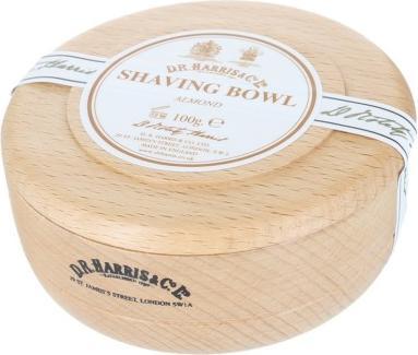 Image du produit D.R. Harris Savon à barbe Amande dans un bol en bois (Savon à raser)