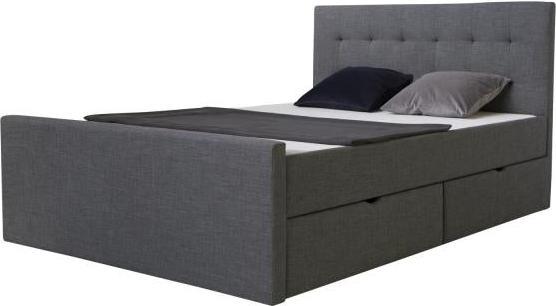 Produktbild Homestyle4u Polsterbett mit Bettkasten und Schubladen (140 x 200 cm)
