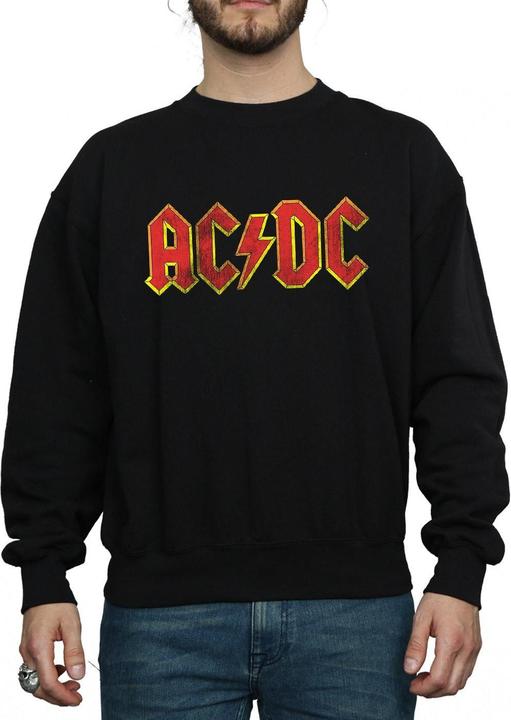 Image du produit AC/DC Sweat-shirt en coton avec logo en relief pour hommes (M)
