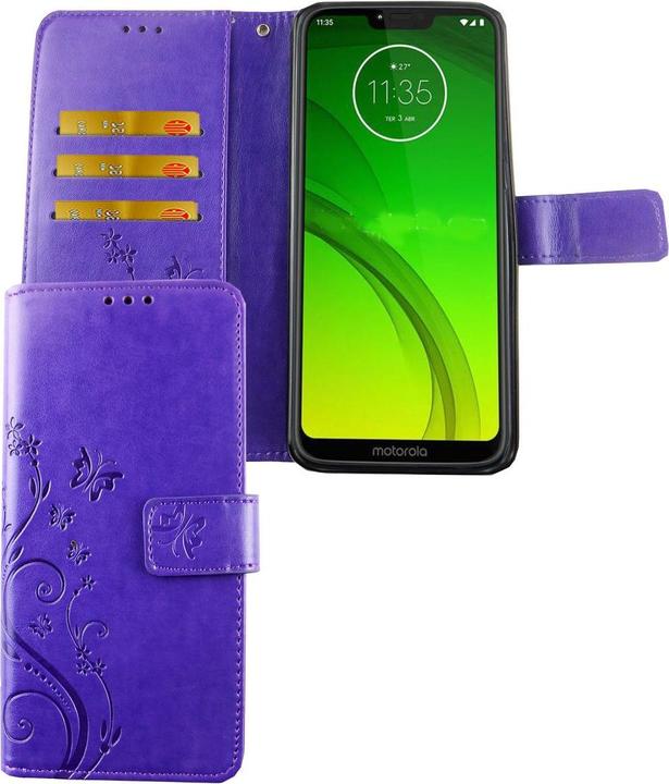 Produktbild König Design Hülle Handy Schutz für Motorola Moto G7 Case Cover Tasche Wallet Etui Haynhülle (Motorola Moto G7)