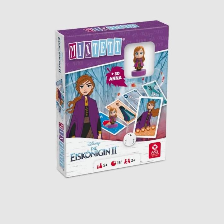 Immagine prodotto ASS Altenburg 22522245 - Mixtett - Disney Frozen 2, gioco di carte (DE/FR/IT) + figurina "Anna", da 5 anni (Tedesco)