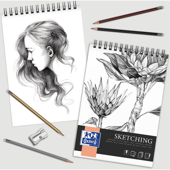 Actual product image Oxford Sketchpad (A4, Plain, Soft cover)