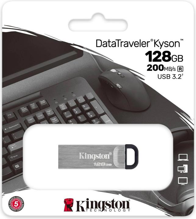 Produktbild Kingston DataTraveler Kyson (128 GB, USB-A, USB 3.1)