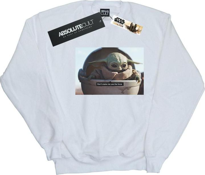 Actual product image Star Wars Mens The Mandalorian Don't Make Me Sweatshirt (XL)
