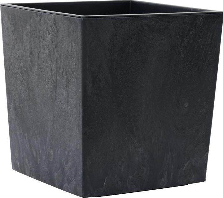 Image du produit Siena Garden Pflanzgefässe NIZZA STONE schwarz Betonoptik, 40 x 41 cm Kunststoffgefäss mit Einsatz (40 cm)