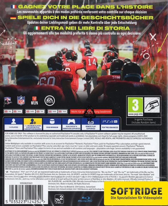 Image du produit EA Games Madden NFL 23 (PS4, DE)