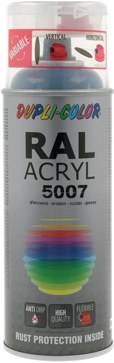 Image du produit Dupli-Color Peinture acrylique brillant RAL 5007 bleu (Bleu brillant, 0.40 l)