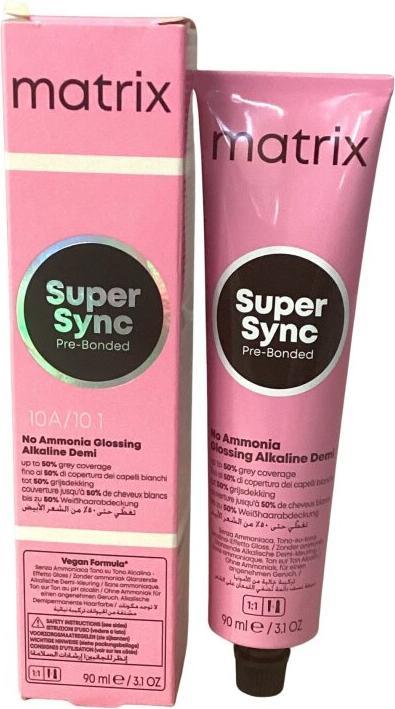 Produktbild Matrix Color Sync 10A extra helles blond asch 90ml (10A)