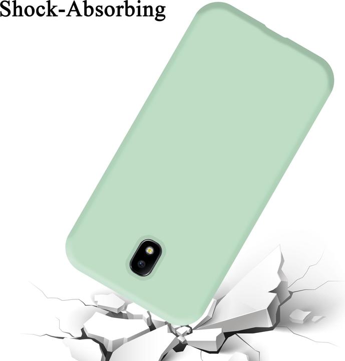 Actual product image Cadorabo TPU Liquid Silicone Case Cover (Samsung Galaxy J7 2017)