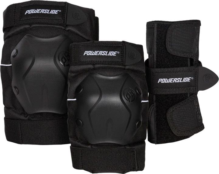 Produktbild Powerslide standard-kniehebelset (x3) (M, Knieschoner, Ellbogenschoner, Handgelenkschoner, Einzelstück)