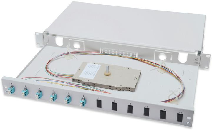 Produktbild Digitus LWL Spleissbox, bestückt, LC, OM3