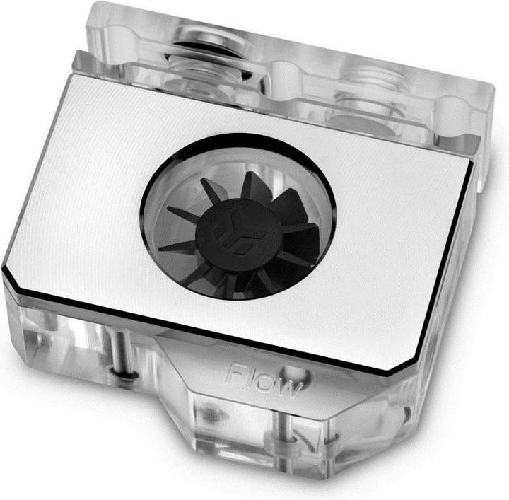 EKWB EK-Quantum Scalar Flowmeter Bottom-To-Top D-RGB - Nickel