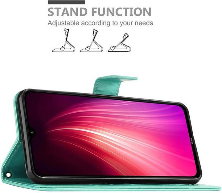 Actual product image Cadorabo Flower Book cover (Xiaomi Redmi Note 8)