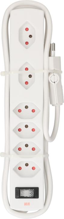 Produktbild Max Hauri Safety Line 90° mit Schalter (6 x, Typ 13, 2 m)