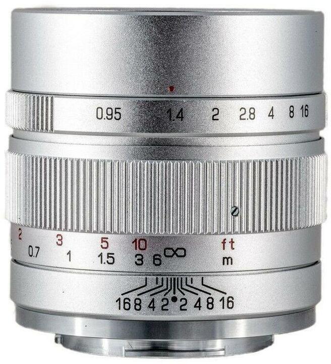 Produktbild Zhongyi Mitakon Festbrennweite Speedm. 35 mm F/0.95 M2 Silver – Fuji X (Fujifilm X, APS-C / DX)