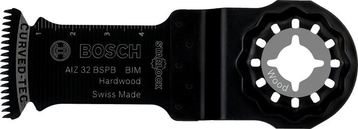 Image du produit Bosch Professional Zubehör Lame de scie plongeante BIM AIZ 32 BSPB, Hard Wood, 50 x 32 mm, lot de 1