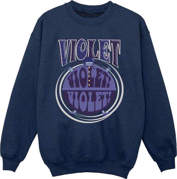 Willy Wonka & the Chocolate Factory Violet Turning Violet Sweatshirt Mädchen