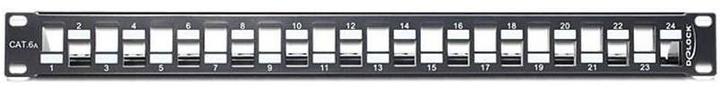 Actual product image Delock 24-port 19" patch panel, stepped
