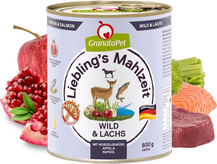 Image du produit Granatapet Lieblingsmahlzeit Wild und Lachs (Adulte, 1 pcs, 800 g)